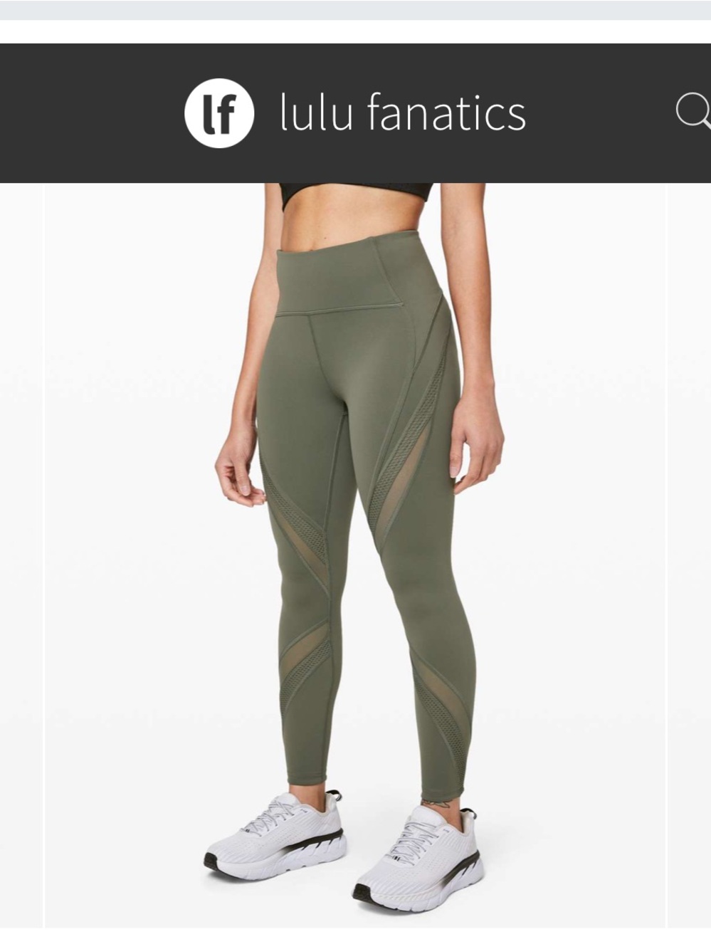 Lululemon Bootcamp Ready Tight 25" Sz 4 Grey Sage Green 7/8 Length High Rise